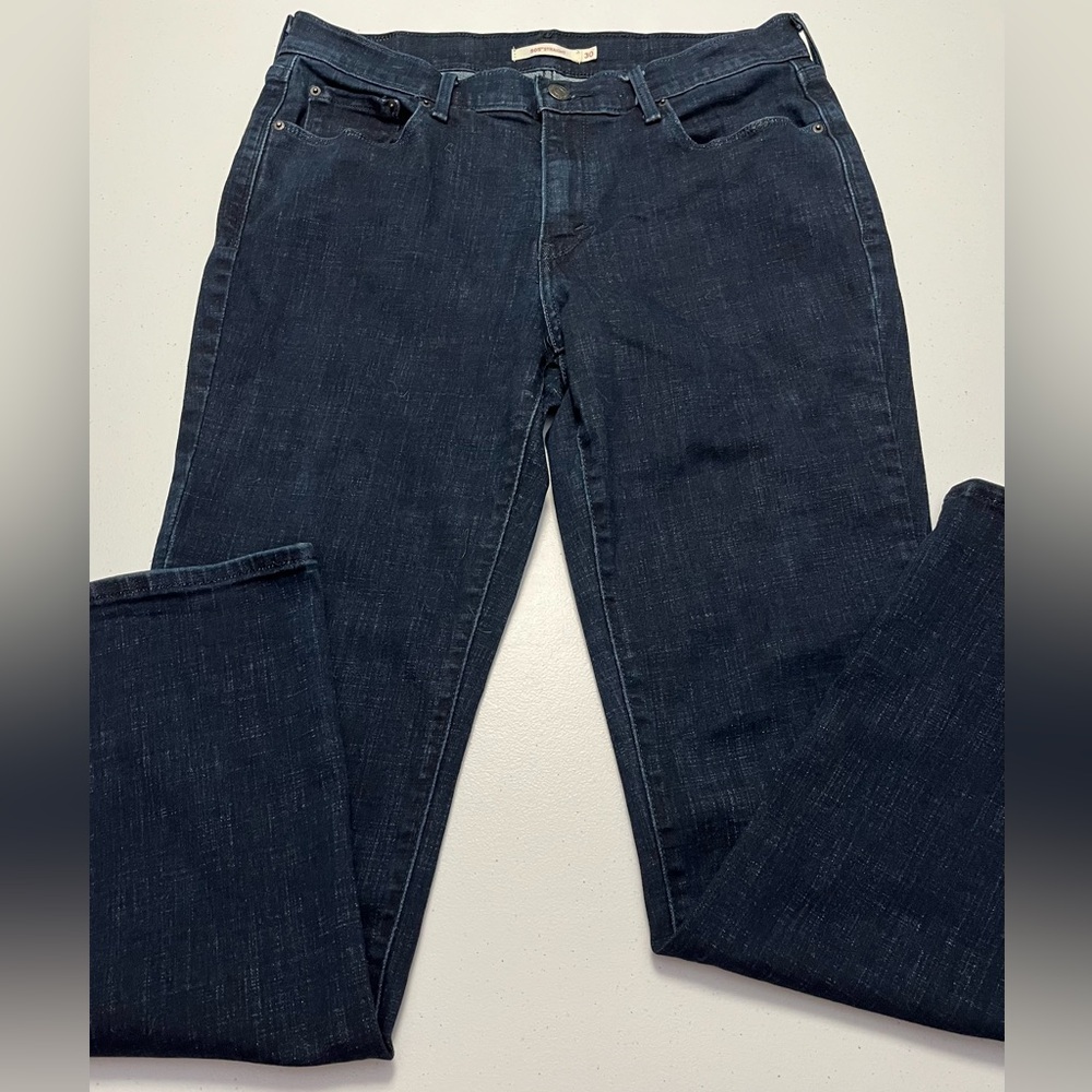 NWOT Levi’s 505 Straight Leg Dark Blue Denim Jeans - 29x30